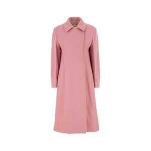 Jil Sander Women Pink Wool Coat